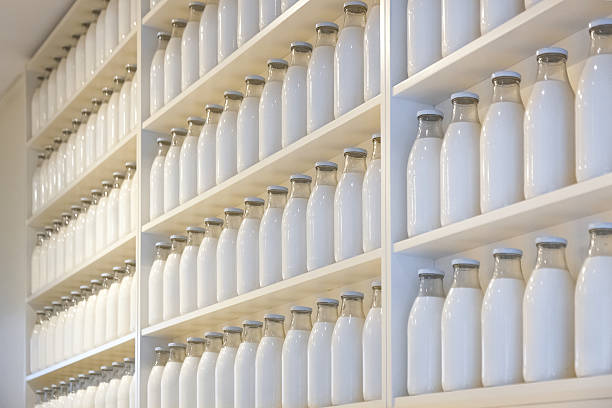 Bottled milk (array)